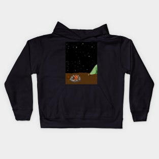 Camping Under The Stars! Kids Hoodie